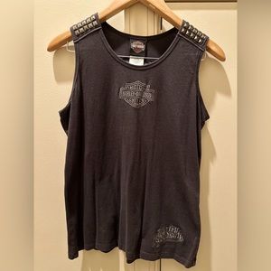 Women’s Harley-Davidson Tank Top | Color: Dark Brown | Size: Medium
